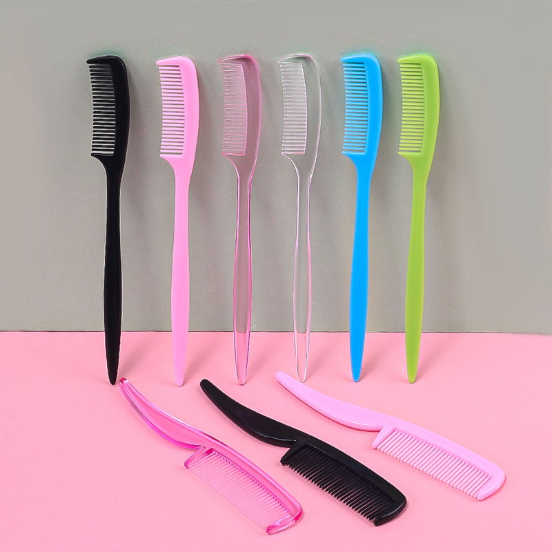 Comb Fine Tooth - 25 szt. Wielokolorowy Mini Zestaw Grzebyków