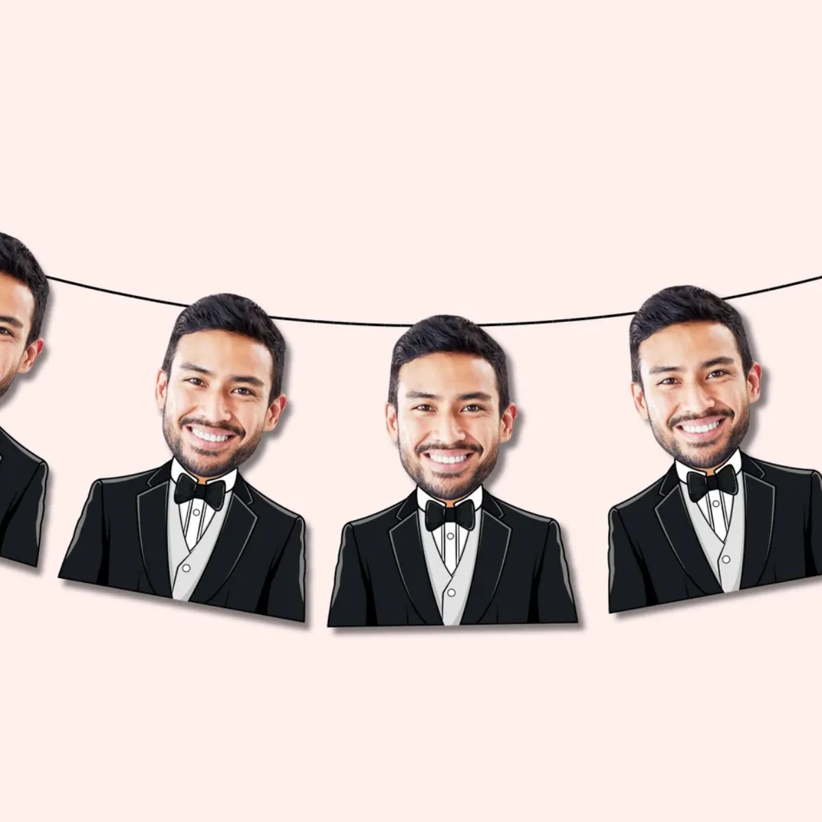 Men'S Grooming Wedding Day - Baner z wizerunkiem pana młodego |